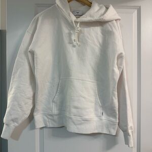 TNA boyfriend white hoodie sweater